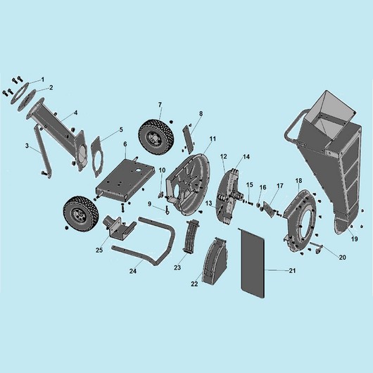 Измельчитель и колеса Champion SC6448
